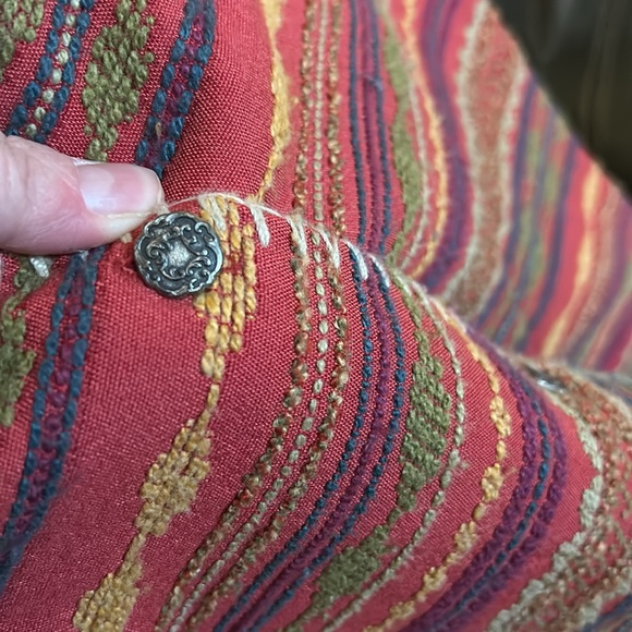 VINTAGE Deborah Murray Southwest Aztec Vest - Picture 4 of 6